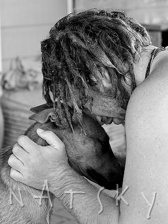 man & his dog
