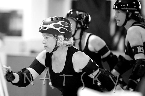 Roller derby photographer