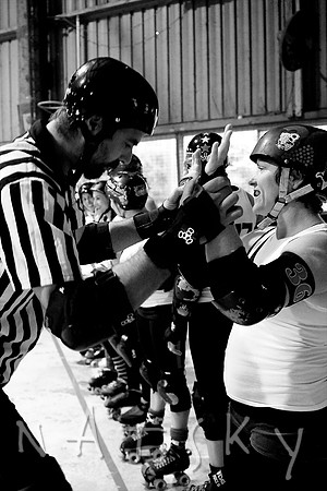 Roller derby photographer